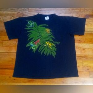 vintage single stitch National Wildlife Rainforest t-shirt tree frog animal